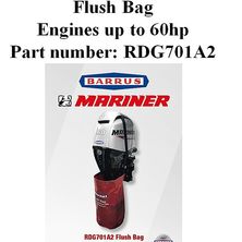 2021 Mercury Mariner flushing bags