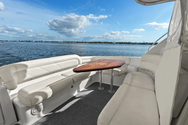 Thought About It Yacht Photos Pics 2007 Tiara Yachts 4300 Sovran - Aft Deck Seating