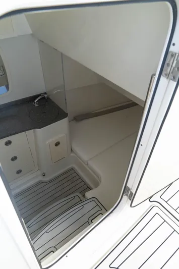  Yacht Photos Pics 2018 HCB 39 Speciale cabin interior with sleek design and modern amenities.