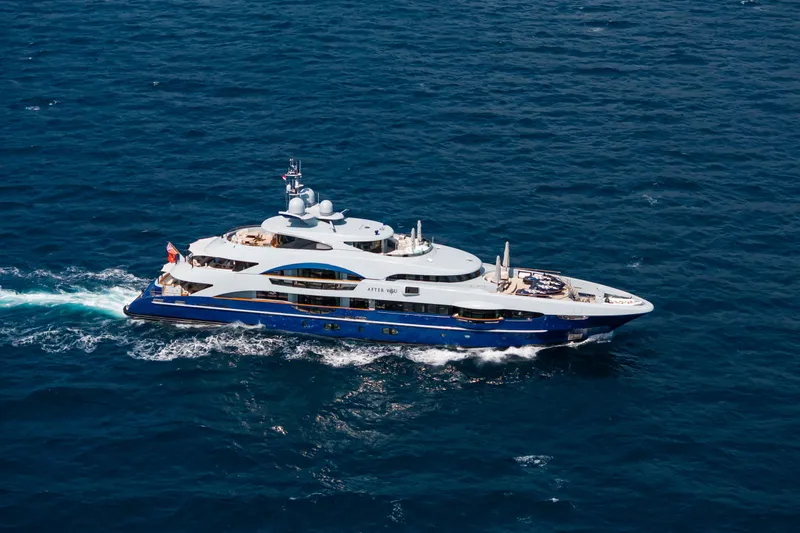 After You Yacht Photos Pics Luxurious 2011 Heesen 55m yacht cruising on open sea.