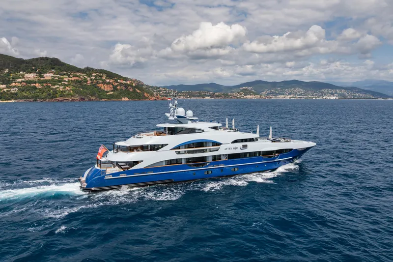 After You Yacht Photos Pics Luxurious 2011 Heesen 55m yacht cruising in scenic coastal waters.