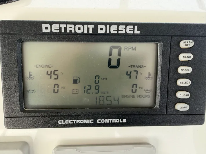 Split Decision Yacht Photos Pics ENGINE HOURS STARBOARD