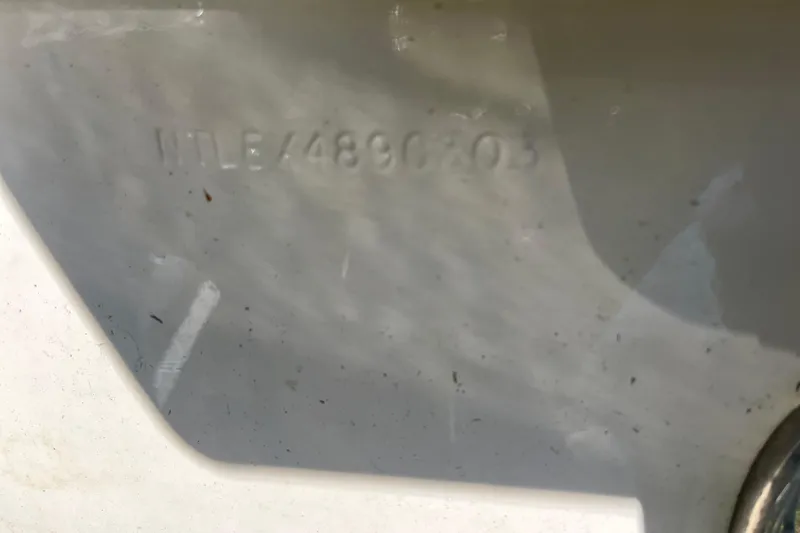 Revelry Yacht Photos Pics Hull identification number on 2003 Grady-White Express 330 boat.