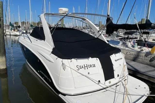 Seahorse Yacht Photos Pics Chaparral 330 Signature 2007 boat named "SeaHorse" docked in a marina.