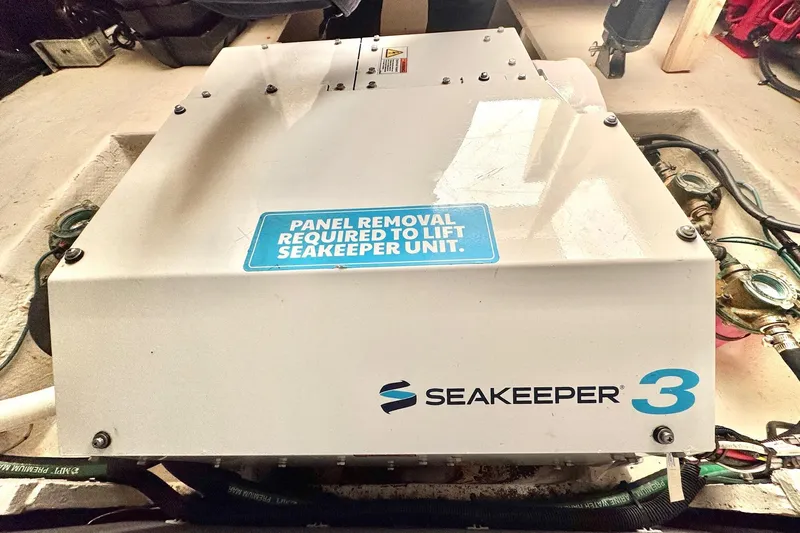  Yacht Photos Pics Seakeeper 3 unit in 2022 Regal 38 XO boat engine room.
