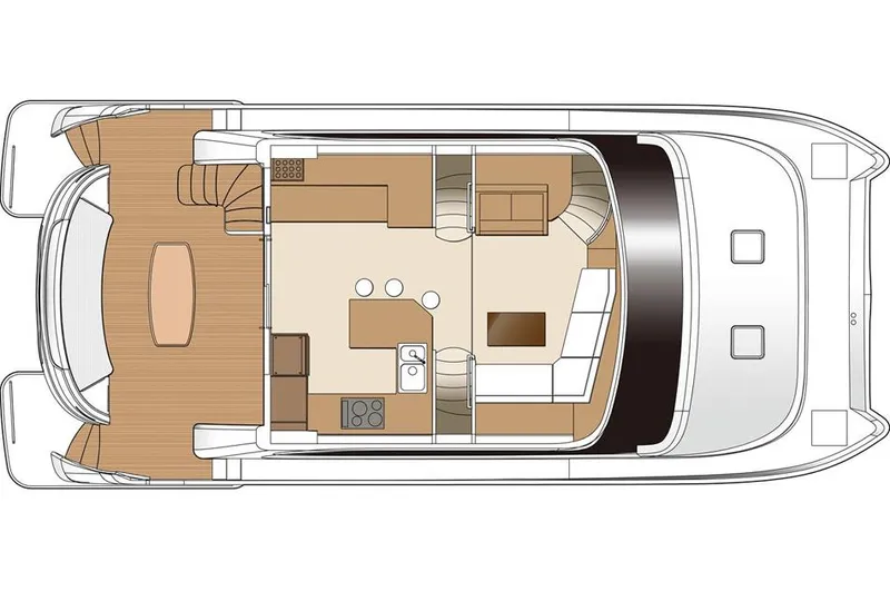 Mystic Soul Yacht Photos Pics Manufacturer Provided Image: Main Deck GA