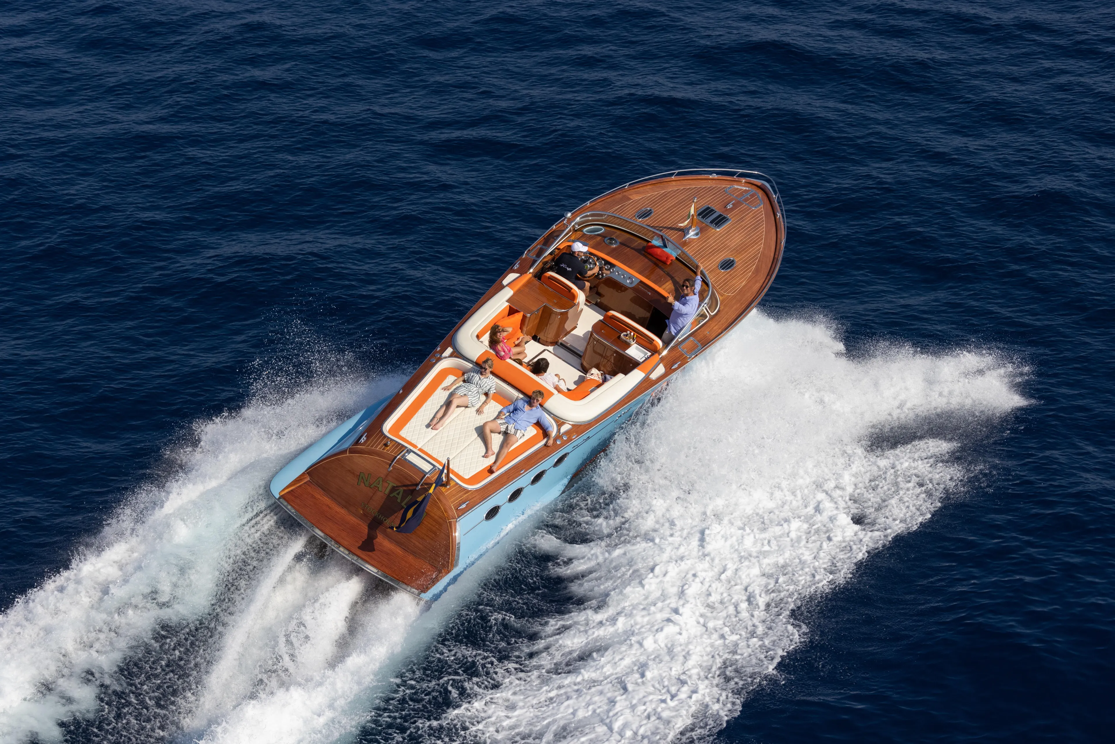  Yacht Photos Pics Luxury J Craft Torpedo 42 yacht cruising on open sea, 2026 model.