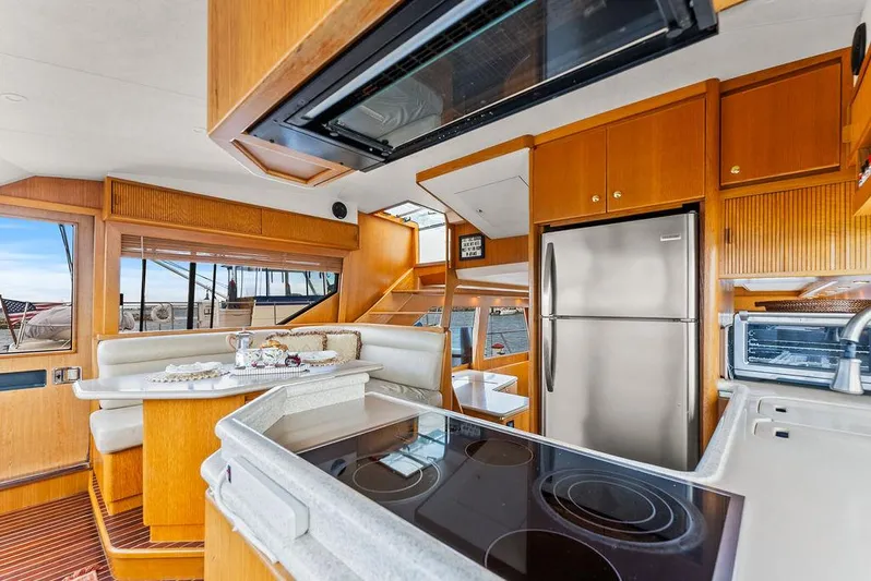Five O'clock Yacht Photos Pics Galley and Dinette