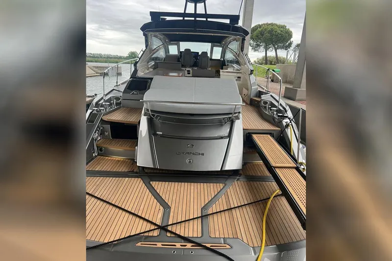 Cranchi St 60 2023 Yacht Photos Pics 2023 Cranchi 60 ST yacht with sleek deck design and modern amenities.