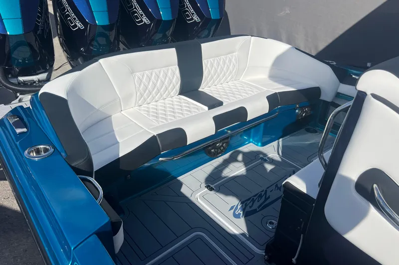  Yacht Photos Pics 2026 Nor-Tech 390 Sport Center Console with luxurious seating and powerful engines.