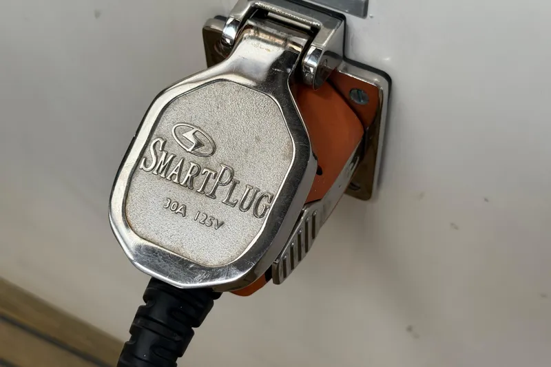 Badger Yacht Photos Pics SmartPlug 30A 125V on 1980 Grand Banks 36 Classic boat.