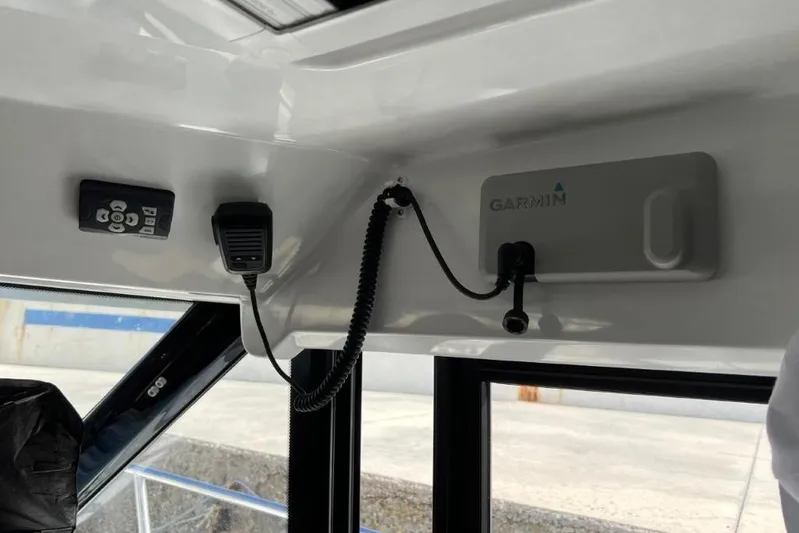  Yacht Photos Pics Interior of 2025 Jeanneau Merry Fisher 1095 with Garmin marine electronics.