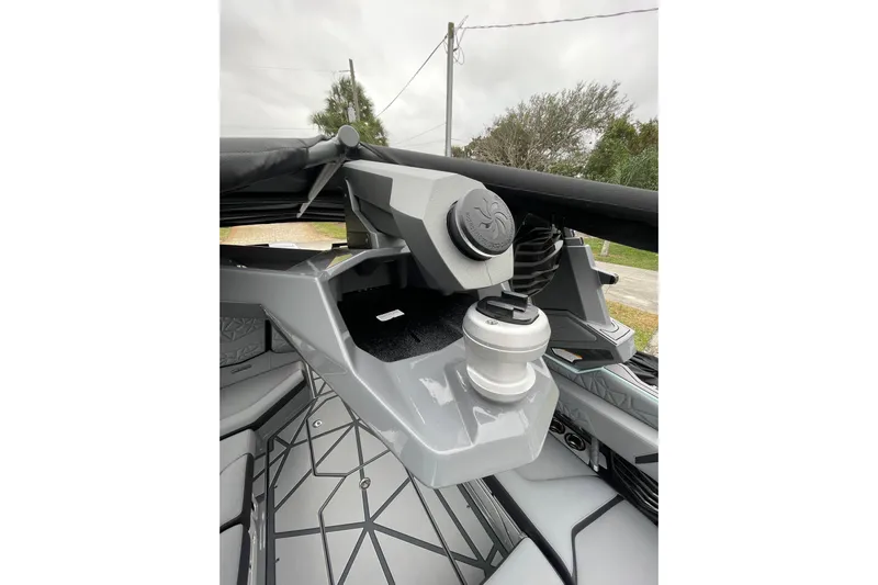 Motivated Yacht Photos Pics 2025 Nautique Super Air Nautique G23 Paragon interior with modern design and storage features.