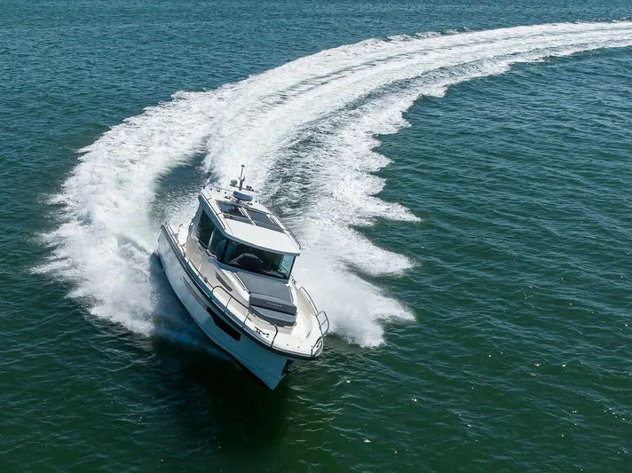 Sea Nn Me III Yacht Photos Pics 2024 Nimbus C-11 - Exterior profile on the water