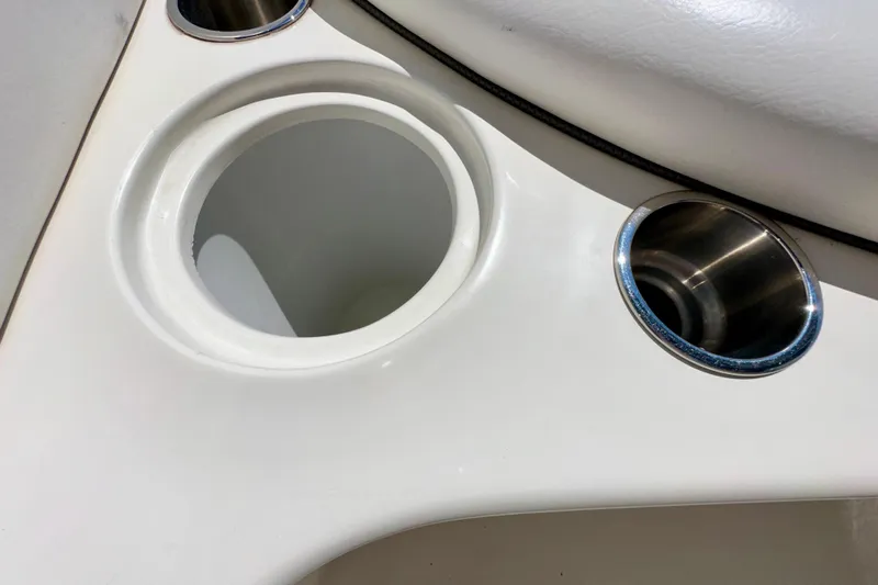 Lonie Marie Yacht Photos Pics Cup holders on a 2008 Sea Ray 340 Sundancer boat.