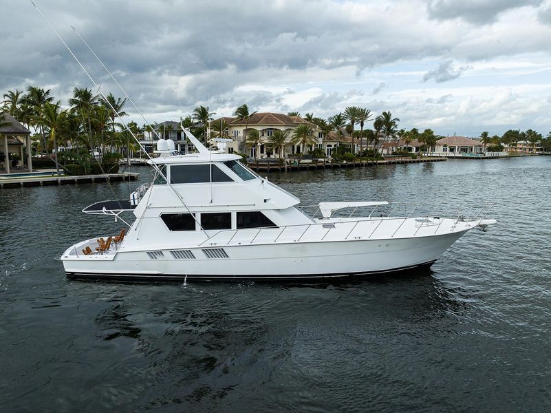 1992 Hatteras 65 Enclosed Bridge