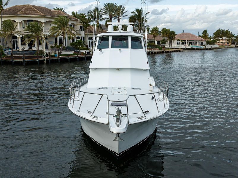 1992 Hatteras 65 Enclosed Bridge