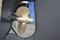 Propeller of 1935 Matthiesen & Paulsen SLOOP, featuring brass blades and a sleek design.