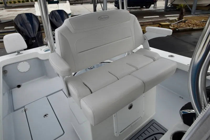  Yacht Photos Pics 2023 Pair Customs 24 Deep V boat with luxurious seating area.