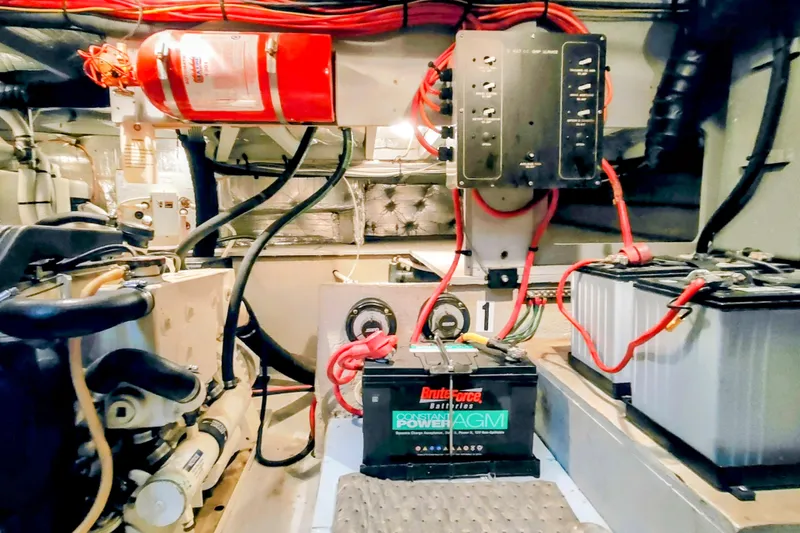 Diversion III Yacht Photos Pics Engine room