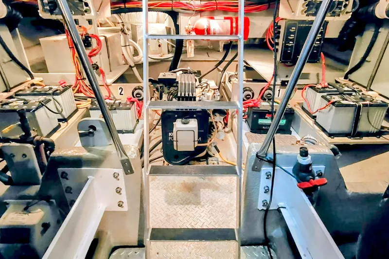 Diversion III Yacht Photos Pics Engine Room