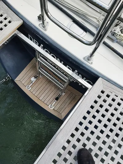 Dragon Dance Yacht Photos Pics Transom step