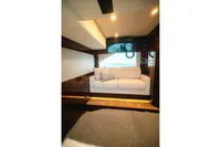 Luxurious interior of 2020 Fairline Targa 45 Open yacht with elegant seating.