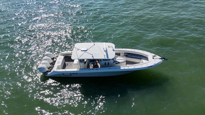  Yacht Photos Pics 2017 HCB 42 Siesta boat on calm water.