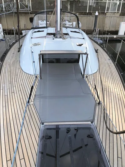 Edwina Yacht Photos Pics 2018 Jeanneau 54 sailboat with sleek deck design and modern features.