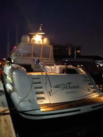 Alchemist Yacht Photos Pics Night View