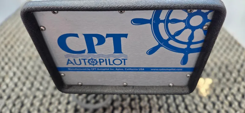  Yacht Photos Pics CPT Autopilot control panel on 1987 Tayana Center Cockpit sailboat.