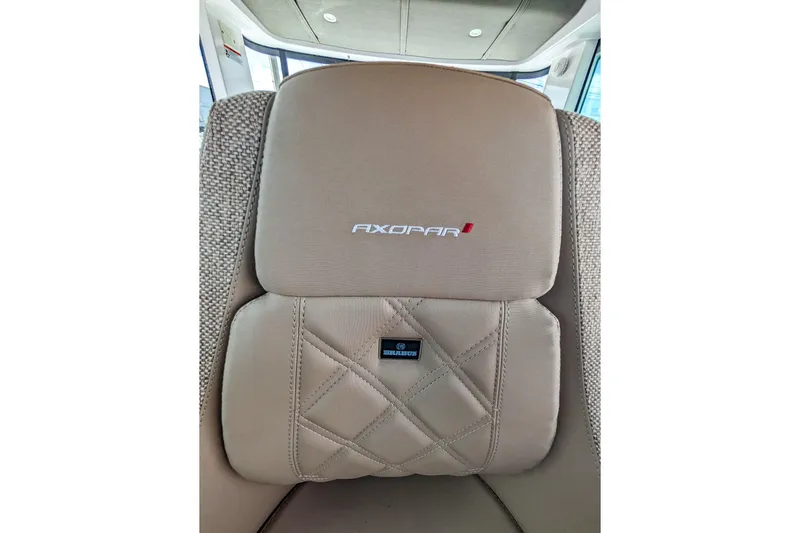  Yacht Photos Pics Luxurious seat detail in 2024 Axopar 37XC CROSS CABIN BRABUS Trim boat.
