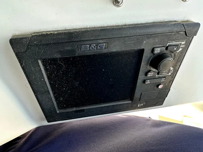 Lucky Yacht Photos Pics B&G navigation system on a 2014 Beneteau Oceanis 45 yacht.