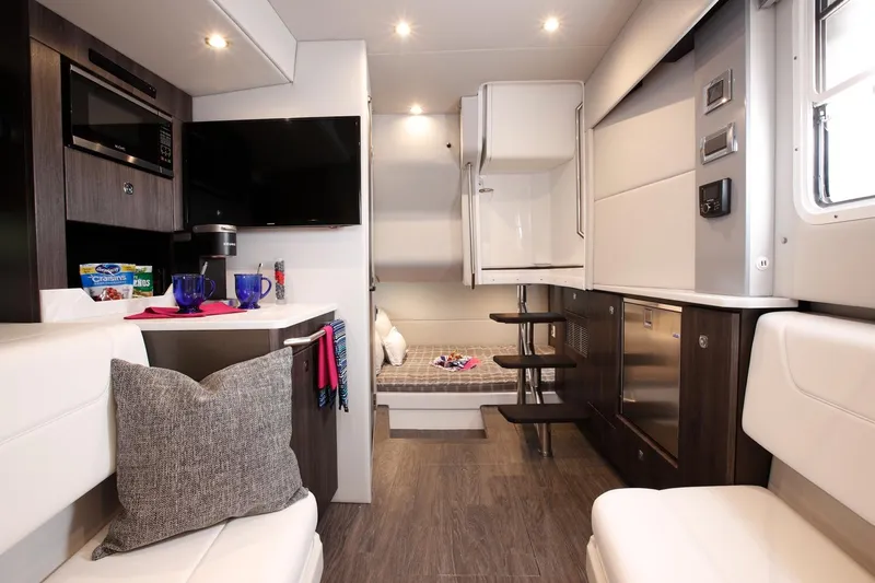  Yacht Photos Pics Manufacturer Provided Image: 2026 Formula 380 Super Sport Crossover OB interior with modern amenities and stylish design.