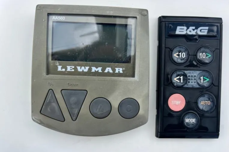 Out Of The Blue Yacht Photos Pics Lewmar and B&G marine control panels for Lagoon 50, 2019 model.