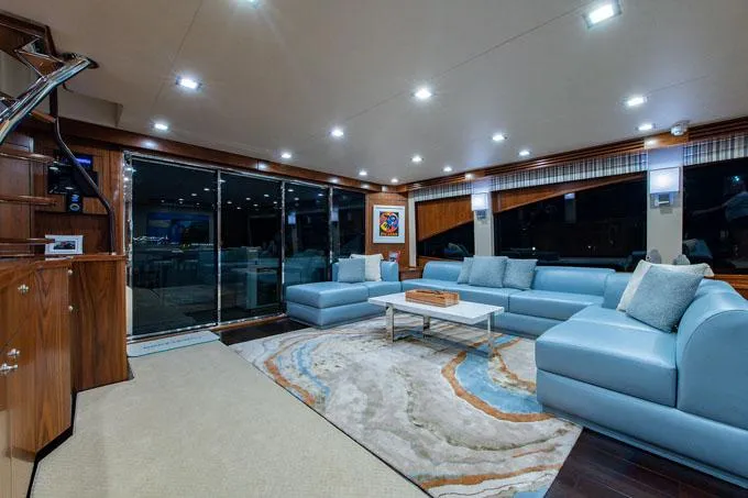 Obsession Yacht Photos Pics Salon Looking Aft