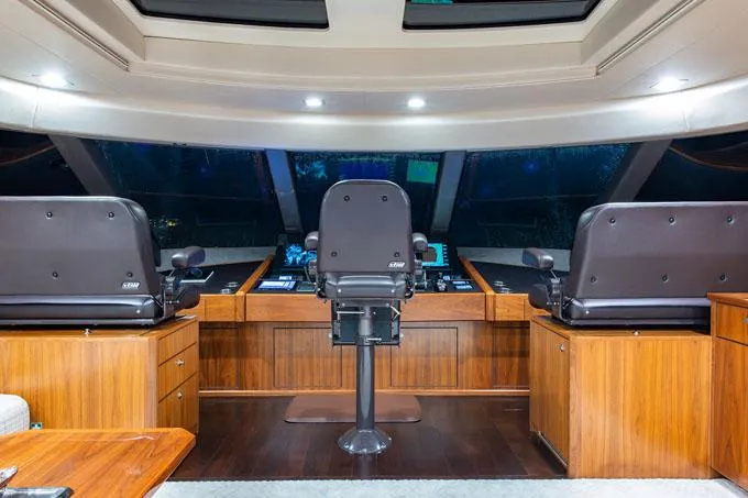 Obsession Yacht Photos Pics Helm