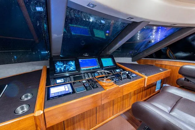Obsession Yacht Photos Pics Helm to Port