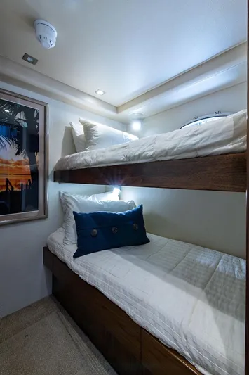 Obsession Yacht Photos Pics Crew Bunks Looking Forward