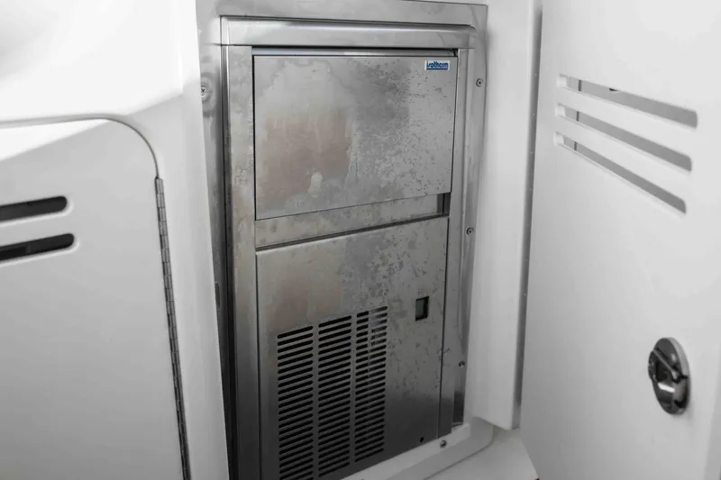  Yacht Photos Pics Stainless steel ice maker on 2008 Sea Ray 38 Sundancer yacht.