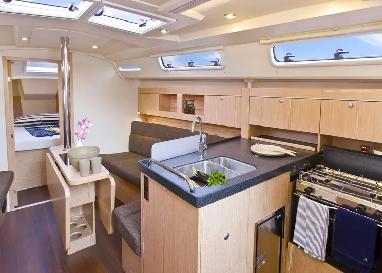  Yacht Photos Pics Manufacturer Provided Image: Hanse 345 Galley