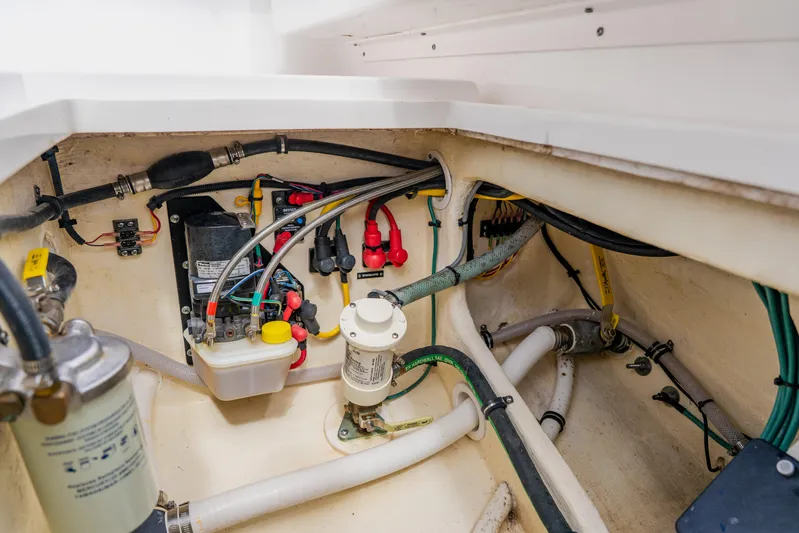  Yacht Photos Pics 2018 Intrepid 327 Center Console boat wiring and plumbing system.