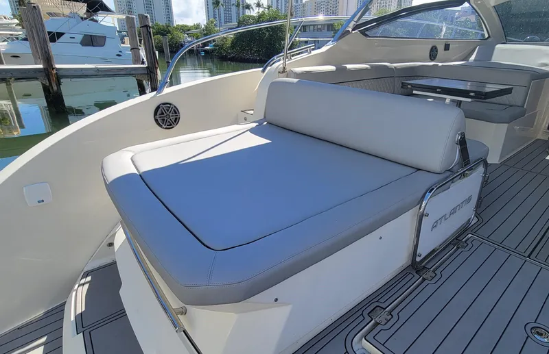  Yacht Photos Pics 2013 Azimut Atlantis 44 yacht with spacious sunbed and sleek design.