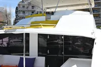 2017 Leopard 51 Powercat yacht with spacious deck and modern design.