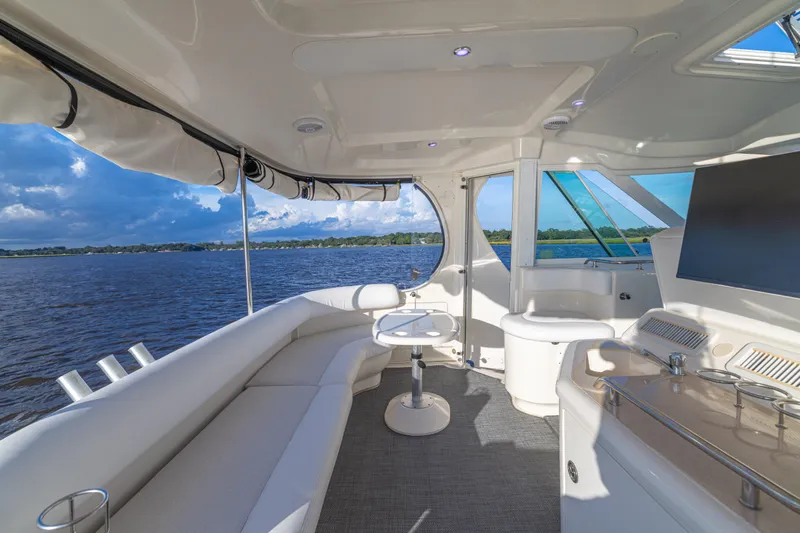  Yacht Photos Pics Luxurious interior of 2007 Sea Ray 40 Motor Yacht with scenic water view.