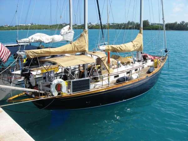 1980 44 f&c ketch sailboat