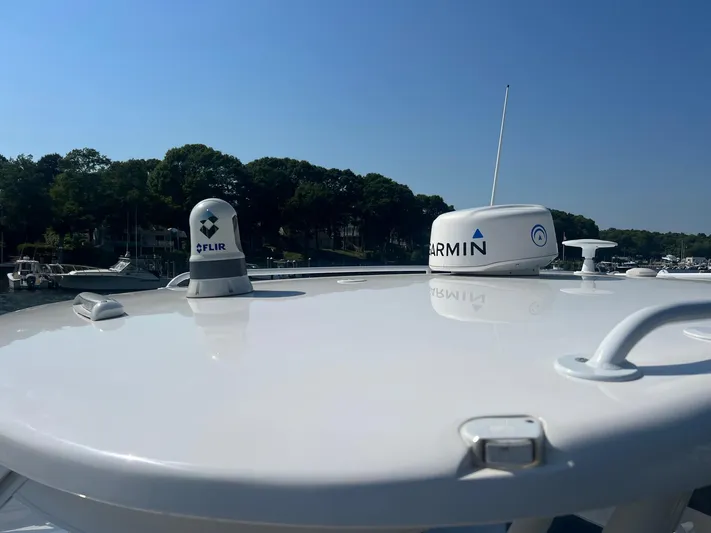  Yacht Photos Pics 2019 Intrepid 407 Cuddy boat with Garmin and FLIR equipment.