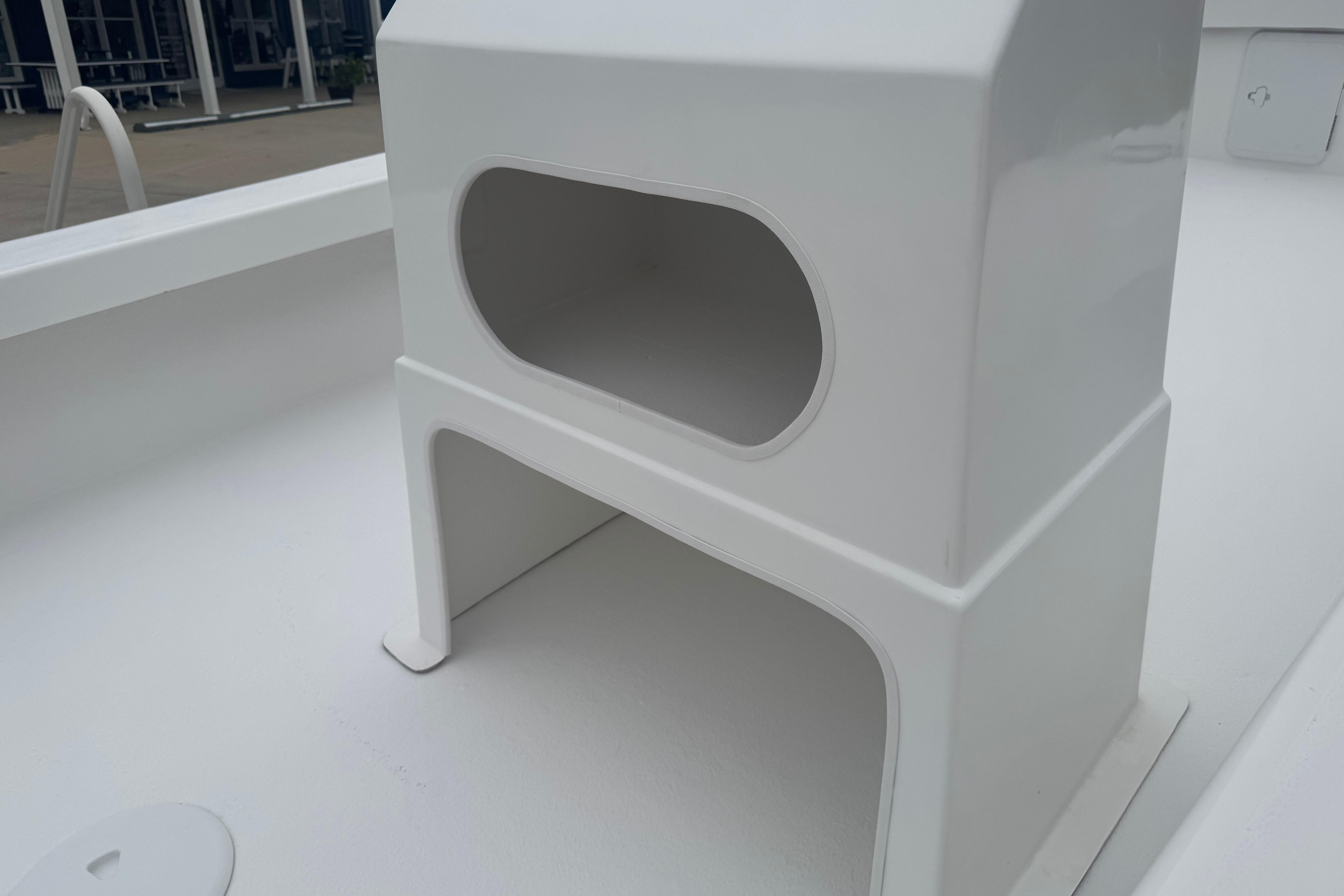 2026 C-Hawk 23 Center Console boat detail, featuring a sleek white console design.