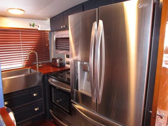 My Alibi Yacht Photos Pics Galley forward