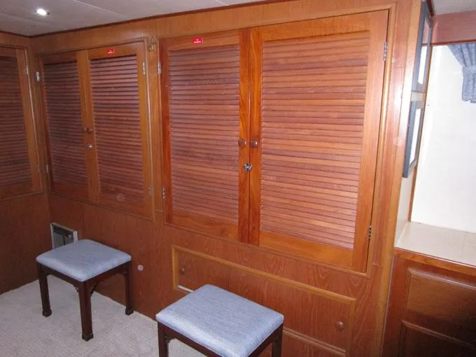 My Alibi Yacht Photos Pics Starboard side locker